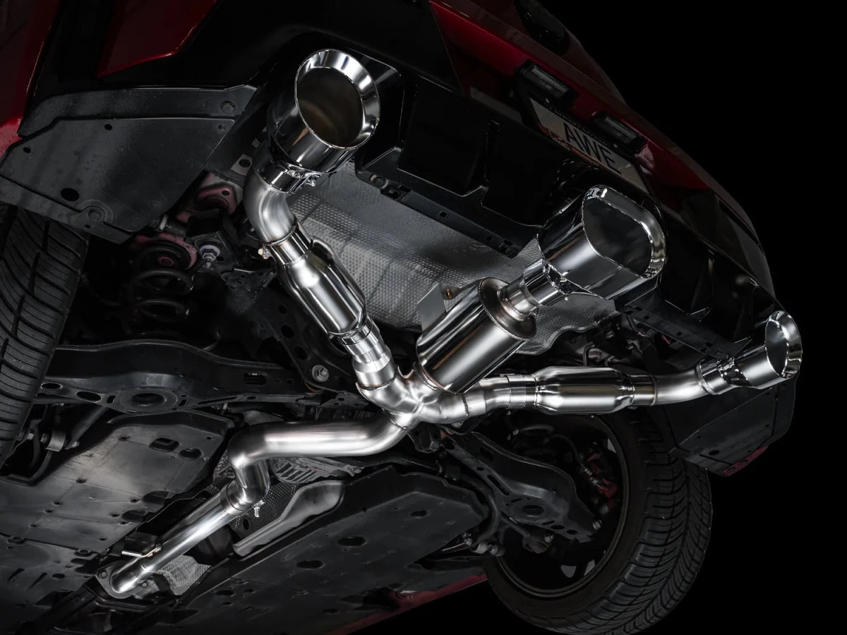 AWE Tuning 23 - 26 Toyota GR Corolla Track Edition Exhaust - Diamond Black Tips - JDMuscleCat Back Exhaust Systemawe3020-53472