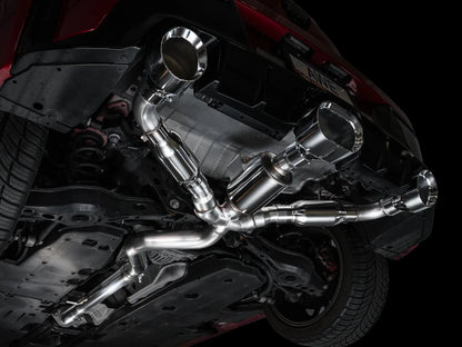 AWE Tuning 23 - 26 Toyota GR Corolla Track Edition Exhaust - Diamond Black Tips - JDMuscleCat Back Exhaust Systemawe3020-53472
