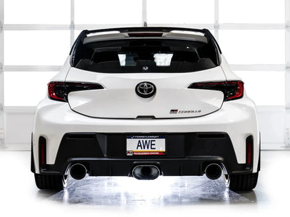 AWE Tuning 23 - 26 Toyota GR Corolla Track Edition Exhaust - Diamond Black Tips - JDMuscleCat Back Exhaust Systemawe3020-53472