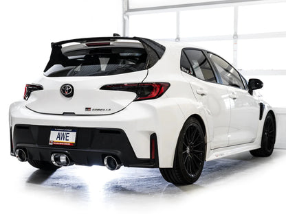 AWE Tuning 23 - 26 Toyota GR Corolla Track Edition Exhaust - Diamond Black Tips - JDMuscleCat Back Exhaust Systemawe3020-53472