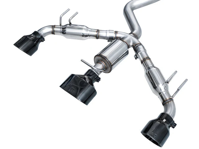 AWE Tuning [23-24 Toyota GR Corolla] Touring Edition Exhaust - Diamond Black Tips | 3015-53472