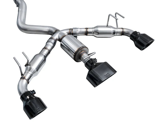 AWE Tuning [23-24 Toyota GR Corolla] Touring Edition Exhaust - Diamond Black Tips | 3015-53472