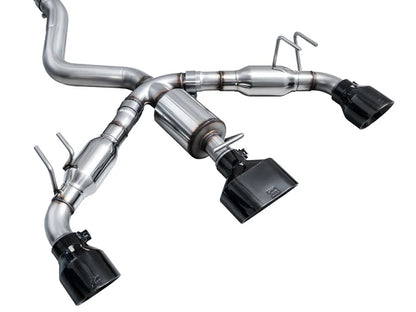 AWE Tuning [23-24 Toyota GR Corolla] Touring Edition Exhaust - Diamond Black Tips | 3015-53472
