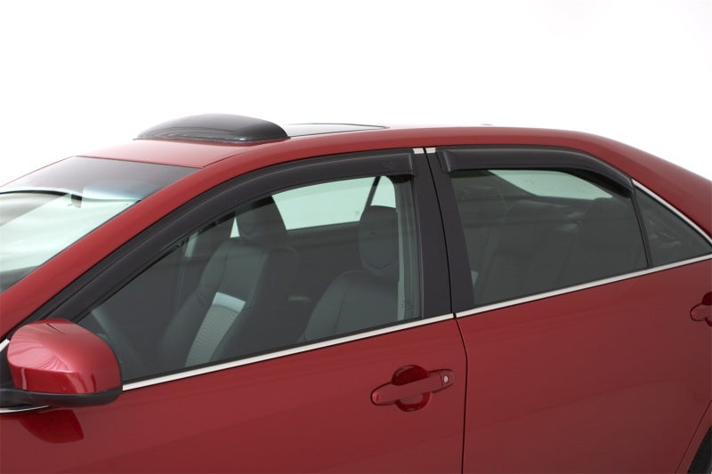 AVS [86-92 Corolla] Ventvisor Outside-Mount Window Deflectors, 4-Piece - Smoke, Part Number AVS94092