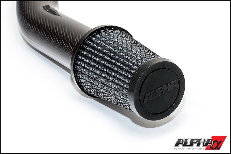 AMS [09-14 GT-R] R35 Alpha Carbon Fiber Intake Pipes for Stock Turbos - Carbon Fiber