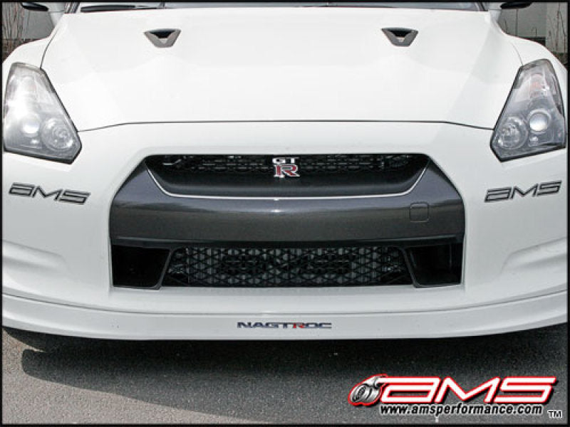 AMS [09-14 GT-R] Alpha Front Mount Intercooler for Alpha Intercooler Piping - Black