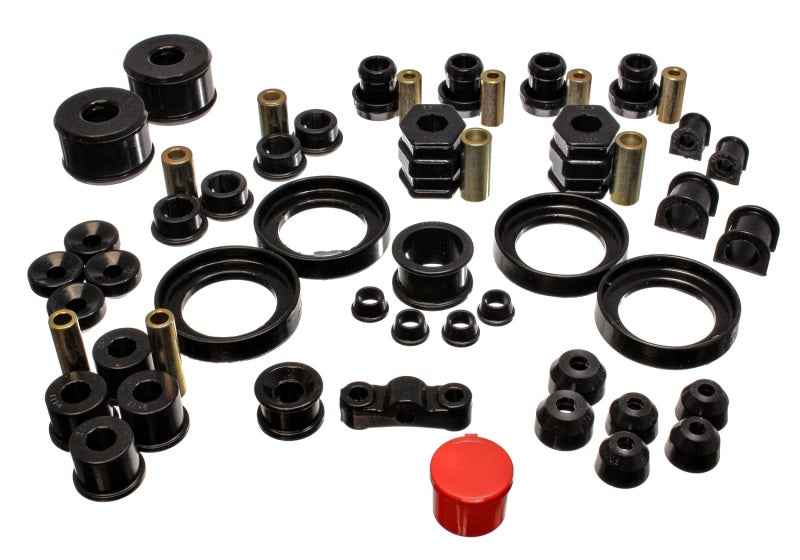 Energy Suspension [97-00 Civic, 97-99 CR-V] Hyper-Flex Master Bushing Set - Black, 16.18109G