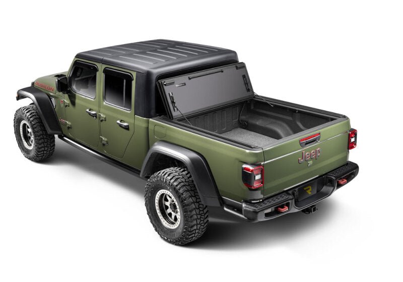 BAK MX4 TS Hard Folding Truck Bed Cover for 2007 - 2021 Toyota Tundra 5.6 ft Bed - No Track System | bak449409TS - JDMuscleSPK847286