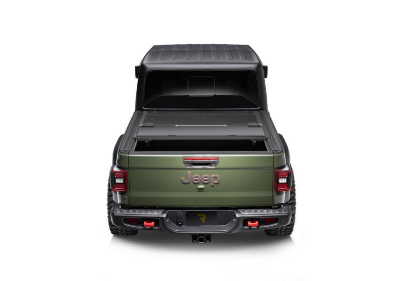 BAK MX4 TS Hard Folding Truck Bed Cover for 2007 - 2021 Toyota Tundra with 5.6 ft Bed and Deck Rail System | bak449409TTS - JDMuscleSPK847287