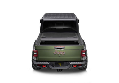 BAK MX4 TS Hard Folding Truck Bed Cover for 2007 - 2021 Toyota Tundra with 5.6 ft Bed and Deck Rail System | bak449409TTS - JDMuscleSPK847287
