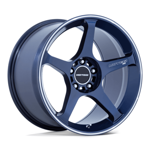 BATTLE V 18X8.5 5X100 56 +30 OB - BLU MCH - JDMuscleSPKMR159LD18855M30