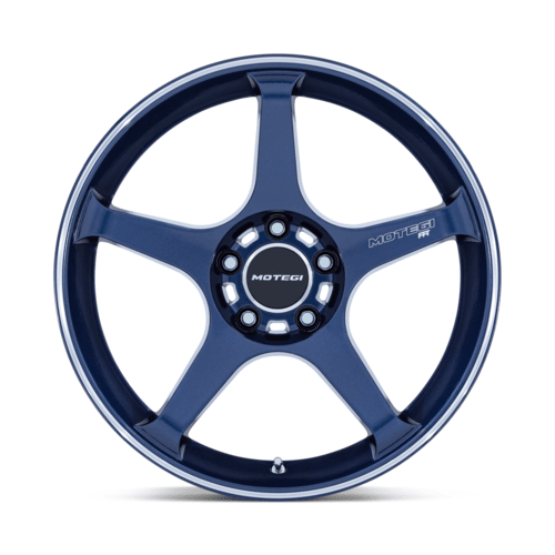 BATTLE V 18X9.5 5X100 56 +38 OB - BLU MCH - JDMuscleSPKMR159LD18955M38
