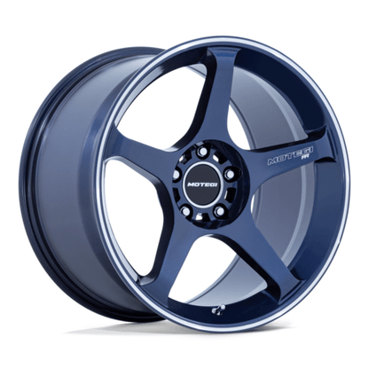 BATTLE V 18X9.5 5X100 56 +38 OB - BLU MCH - JDMuscleSPKMR159LD18955M38
