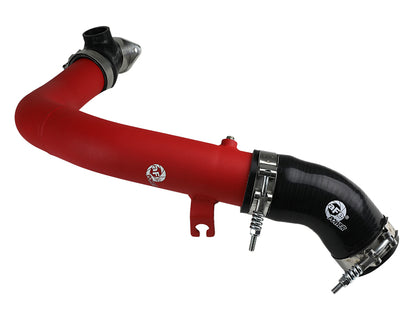 aFe BladeRunner [15-20 WRX] 2.5-Inch Aluminum Hot Charge Pipe - Textured Red, 46-20378-R
