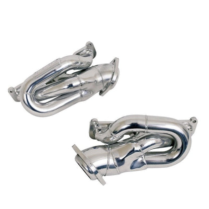 BBK 11 - 15 Ford Mustang 3.7L Shorty Tuned Length Exhaust Headers - 1 - 5/8 Inch Silver Ceramic Coated Performance Upgrade | bbk14420 - JDMuscleSPK30391