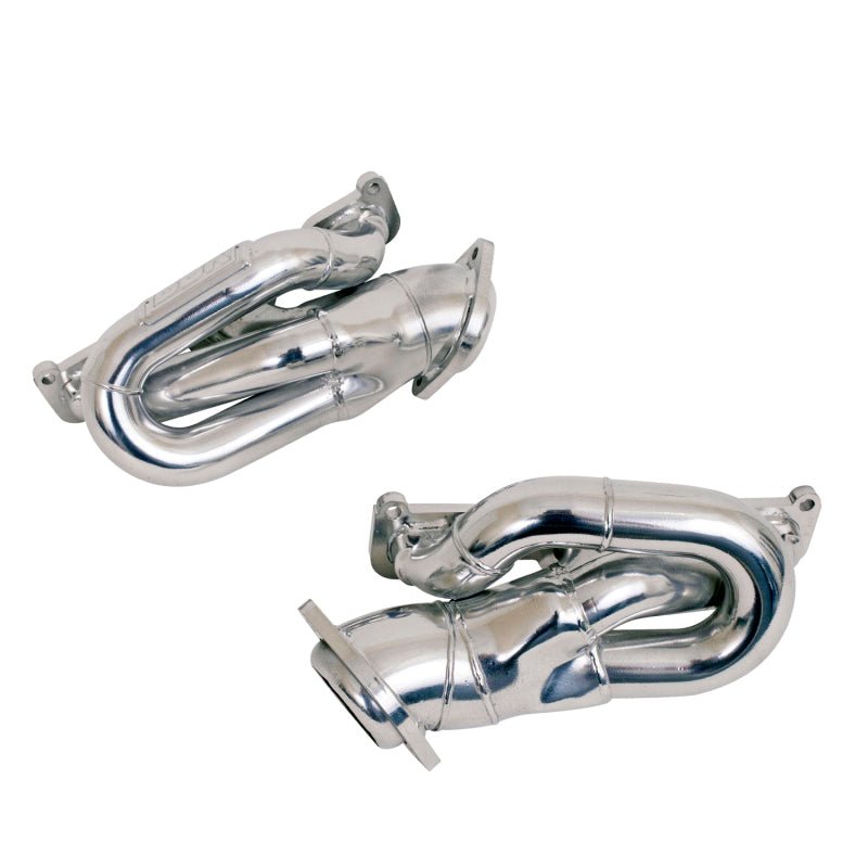 BBK 11 - 15 Ford Mustang 3.7L Shorty Tuned Length Exhaust Headers - 1 - 5/8 Inch Silver Ceramic Coated Performance Upgrade | bbk14420 - JDMuscleSPK30391