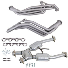 BBK 94 - 95 Ford Mustang 5.0L 1 - 5/8 Long Tube Headers w/High Flow Catted X - Pipe | Ti Ceramic - JDMuscleShop the look 2bbk15192