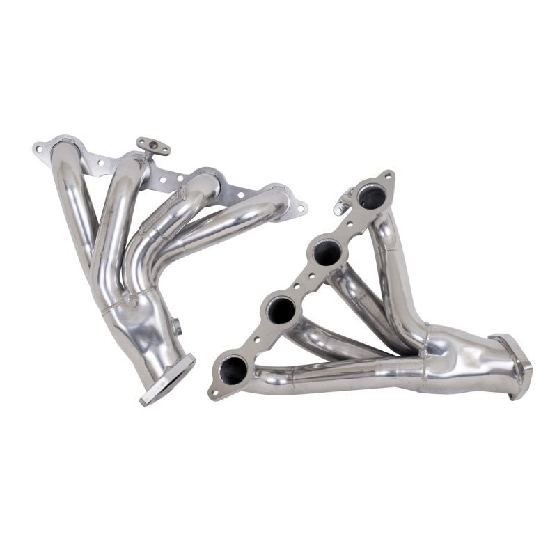 BBK 97 - 99 Chevrolet Corvette C5 LS1 Shorty Tuned Length Exhaust Headers - 1 - 3/4 inch Silver Ceramic Coated Performance Header Kit | bbk40000 - JDMuscleSPK30496
