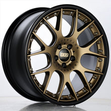 BBS CH - RII 20x8.5 5x112 ET42 Satin Bronze Center Black Lip SS Rim Prot Wheel - 82mm PFS/Clip Req | CH650MBZ - JDMuscleWheelsbbsCH650MBZ