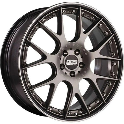 BBS CH - RII 21x9.5 5x112 ET30 PFS Platinum Center Black Rim SS Rim Protector Wheel w/Motorsport Etch | CH614PBPO - MTSP - JDMuscleWheelsbbsCH614PBPO-MTSP