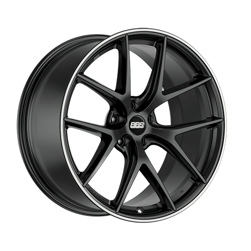 BBS CI - R 20x11.5 5x112 ET40 Satin Black Polished Rim Protector Wheel - 82mm PFS/Clip Required | CI0802BPO - JDMuscleWheelsbbsCI0802BPO