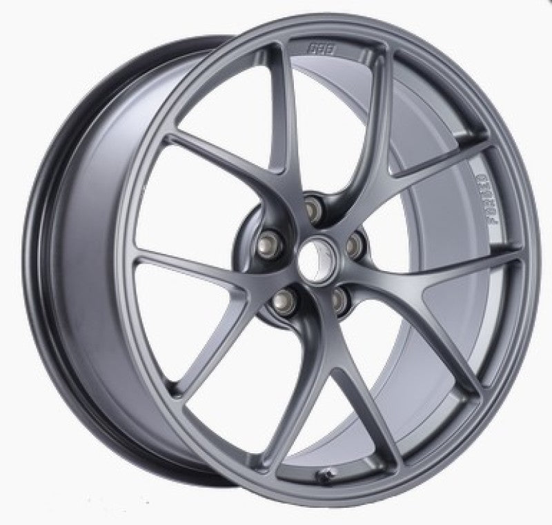 BBS FI 20x8.75 5x114.3 ET44 CB67 Titanium Wheel - 82mm PFS/Clip Req - JDMuscleSPK818793