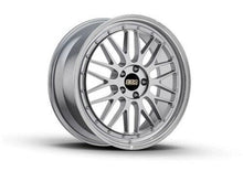 BBS LM 18x8 5x112 ET45 Diamond Silver Center / Diamond Cut Lip Wheel PFS/Clip Required | LM430DSPK - JDMuscleWheelsbbsLM430DSPK