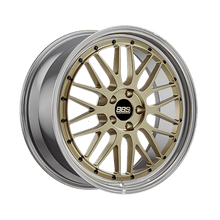 BBS LM 18x8 5x114.3 ET40 Gold Center Diamond Cut Lip Wheel - 82mm PFS/Clip Required | LM080GPK - JDMuscleWheelsbbsLM080GPK