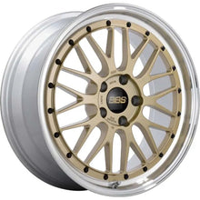 BBS LM 18x9 5x114.3 ET42 Gold Center Diamond Cut Lip Wheel - 82mm PFS/Clip Required | LM077GPK - JDMuscleWheelsbbsLM077GPK