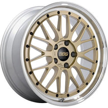 BBS LM 19x10 5x120 ET37 Gold Center / Diamond Cut Lip Wheel - 82mm PFS/Clip Required | LM404GPK - JDMuscleWheelsbbsLM404GPK