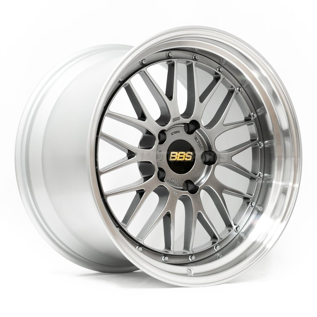 BBS LM 19x10 5x130 ET45 CB 71.6 Diamond Black Center/Machined Lip Wheel | LM288DBPK - JDMuscleWheelsbbsLM288DBPK