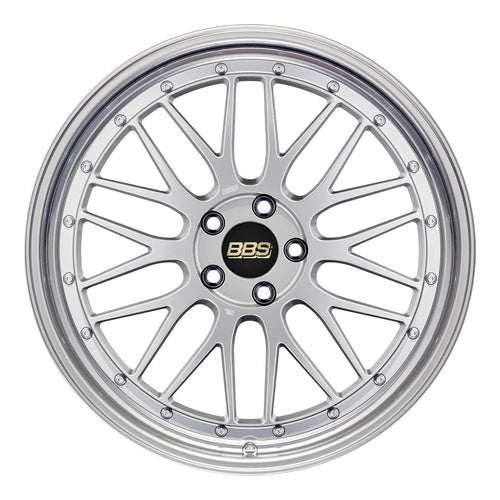 BBS LM 19x8.0 5x130 ET50 Silver Center / Diamond Black Lip Wheel - 71.6CB | LM287DS - DB - JDMuscleWheelsbbsLM287DS-DB