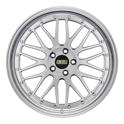 BBS LM 19x8.0 5x130 ET50 Silver Center / Diamond Black Lip Wheel - 71.6CB | LM287DS - DB - JDMuscleWheelsbbsLM287DS-DB
