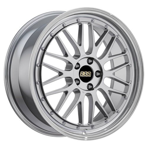 BBS LM 19x8.0 5x130 ET50 Silver Center / Diamond Black Lip Wheel - 71.6CB | LM287DS - DB - JDMuscleWheelsbbsLM287DS-DB