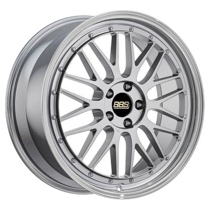 BBS LM 19x8.0 5x130 ET50 Silver Center / Diamond Black Lip Wheel - 71.6CB | LM287DS - DB - JDMuscleWheelsbbsLM287DS-DB