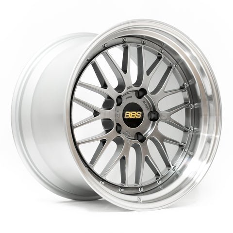 BBS LM 19x8.5 5x130 ET50 Diamond Black Center Diamond Cut Lip Wheel - 71.6CB | LM287DBPK - JDMuscleWheelsbbsLM287DBPK