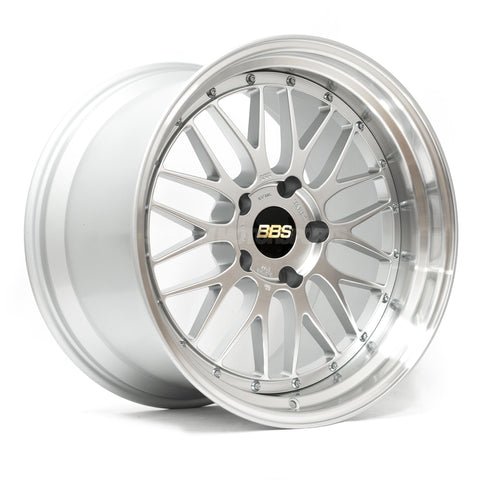 BBS LM 20x9.5 5x112 ET8 Diamond Silver Wheel 67mm PFS/Clip Required | LM460DSPK - JDMuscleWheelsbbsLM460DSPK