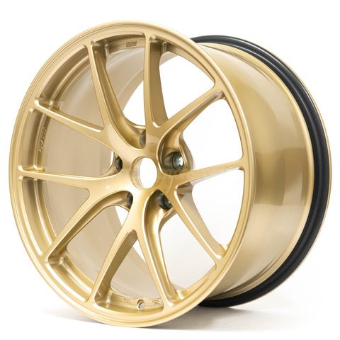 BBS RI - A 18x9 5x114.3 ET50 82mm PFS Required Gold Wheel | RIA035GL - JDMuscleWheelsbbsRIA035GL