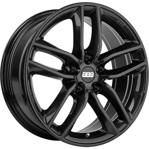 BBS SX 17x7.5 5x120 ET49 Crystal Black Wheel - 72.5mm | SX0403CB - JDMuscleWheelsbbsSX0403CB