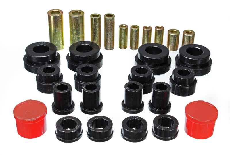 Energy Suspension [02-09 350Z / 03-07 G35] Front Control Arm Bushing Set - Black, Part 7.3121G
