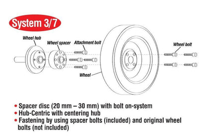 Eibach PRO-SPACER [06-11 Civic] 15mm Wheel Spacer Kit - 5x114.3, 64mm Hub