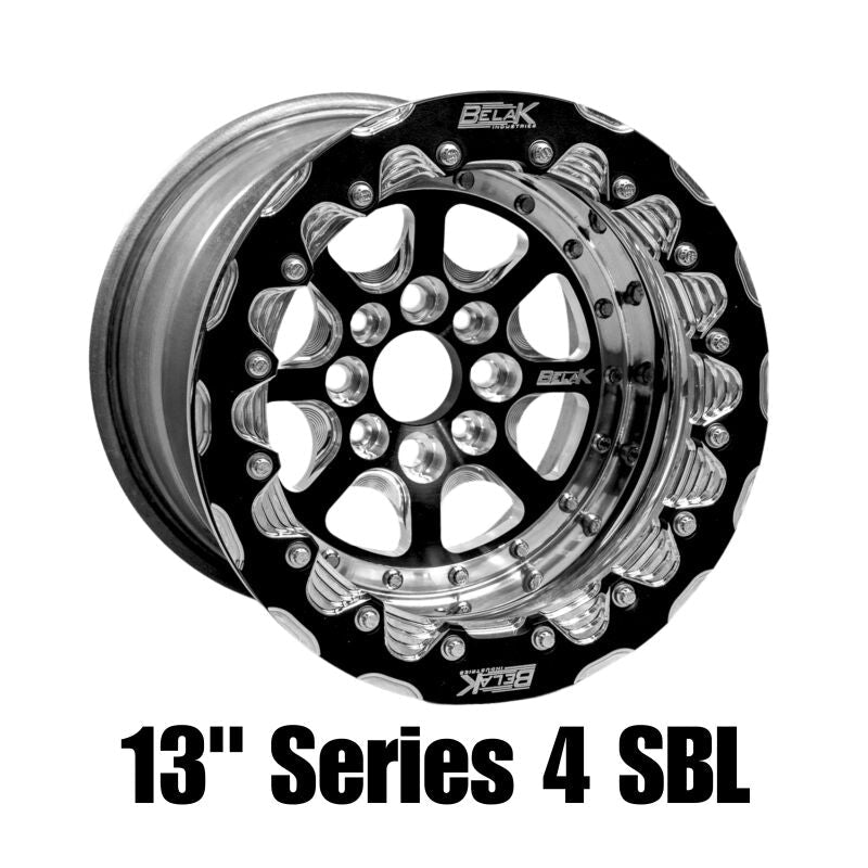 Belak 13x10 / 5in BS / 5x114.3 BP / High Pad / Series 4 Wheel - Non - Beadlock | Small Brake Kit Req - JDMuscleSPK718522