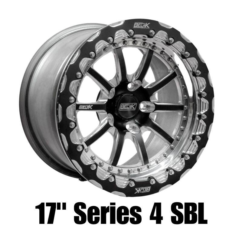 Belak 17x10.5 / 8.25in BS / 5x114.3 BP / Low Pad / Series 4 Wheel - Single Beadlock - JDMuscleSPK718535