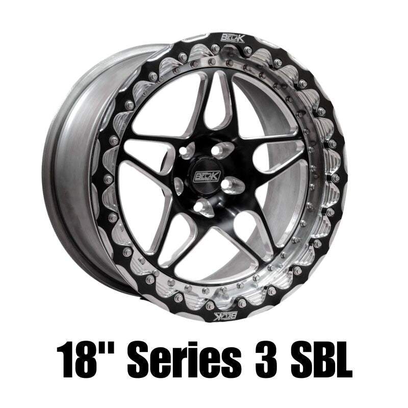 Belak 18x9 / 5.75in BS / 5x114.3 BP / High Pad / Series 3 Wheel - Single Beadlock - JDMuscleSPK718509