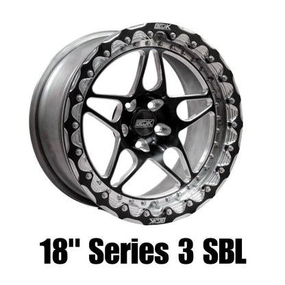 Belak 18x9 / 5.75in BS / 5x114.3 BP / High Pad / Series 3 Wheel - Single Beadlock - JDMuscleSPK718509