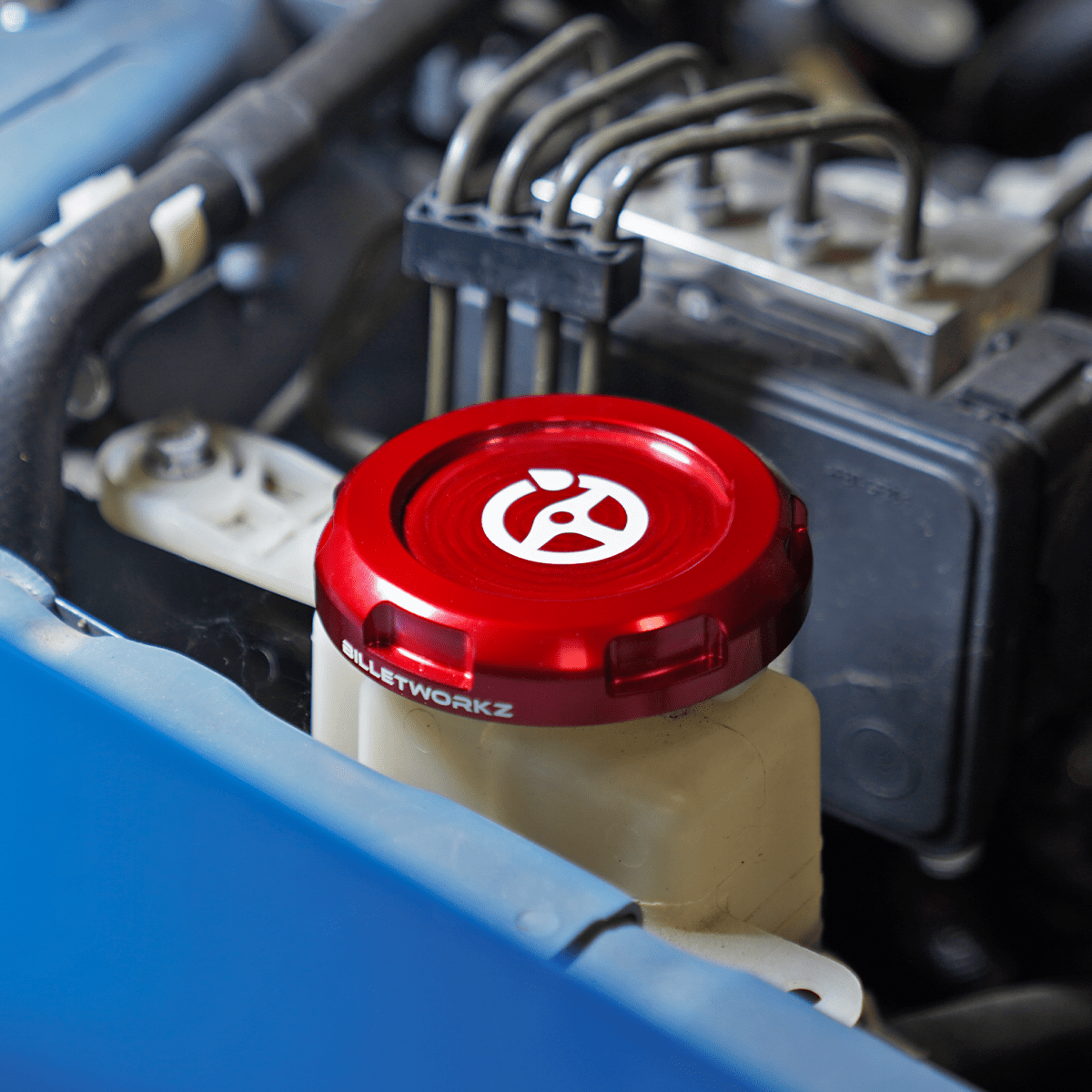 Billetworkz [02 - 07 WRX/STI] Power Steering Cap - JDMuscleDress Up CapsBW-EBCZ-SUB-PS1-BLU-EBlue