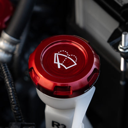 Billetworkz [13+ Crosstrek] Engine Bay Caps - JDMuscleOil CapsBW-EBCZR-SUB-XTK-RED-ERed