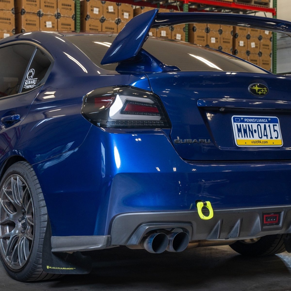 Billetworkz [15-17 WRX/STI] Tow Hook - JDMuscleTow HooksBW-TOWR-SUB-VA1-F-NYELFrontNeon Yellow