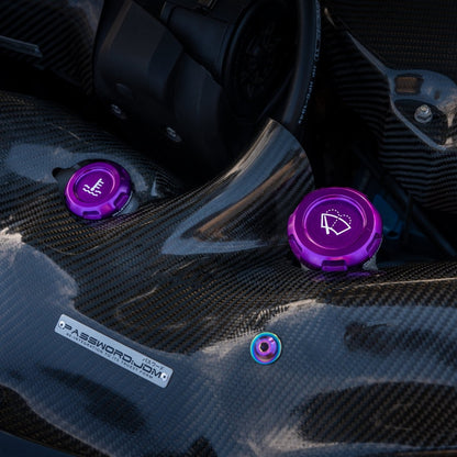 Billetworkz [15 - 26 WRX] Engine Bay Caps - JDMuscleDress Up CapsBW-EBCZR-SUB-VAWRX-PRP-EPurple