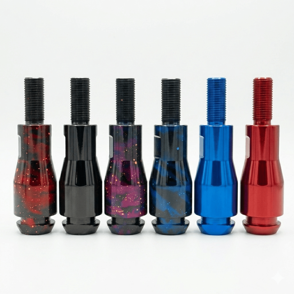 Billetworkz 2 - Inch Shift Knob Extender – Subaru WRX/STI 6 - Speed - JDMuscleExtenderBW-EXT-SUB6-2-BLKBlack